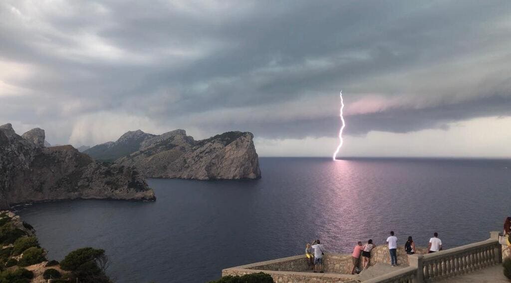 burza na Cap de Formentor