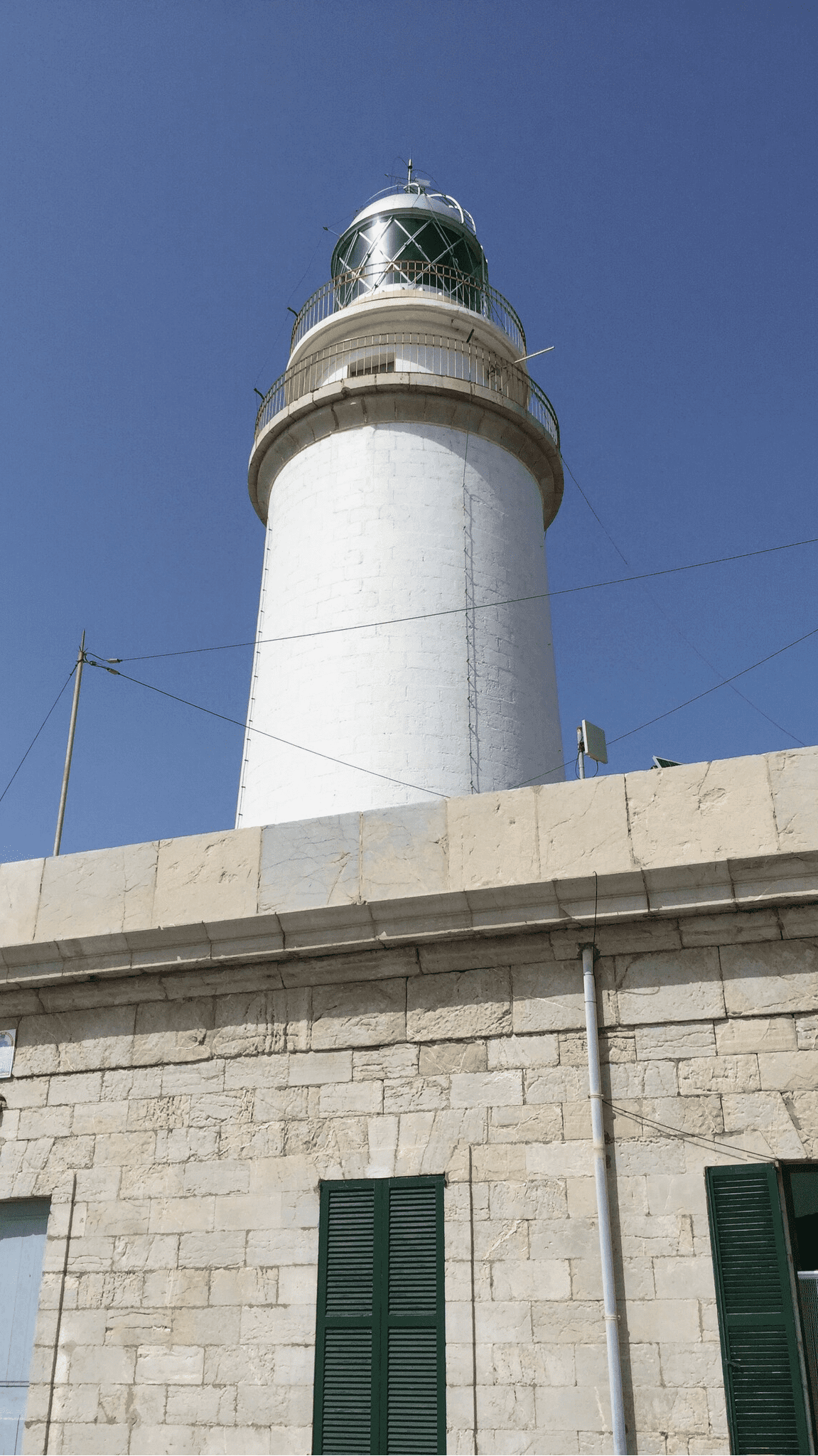 Latarnia morska - Faro de Formentor - wieża latarni